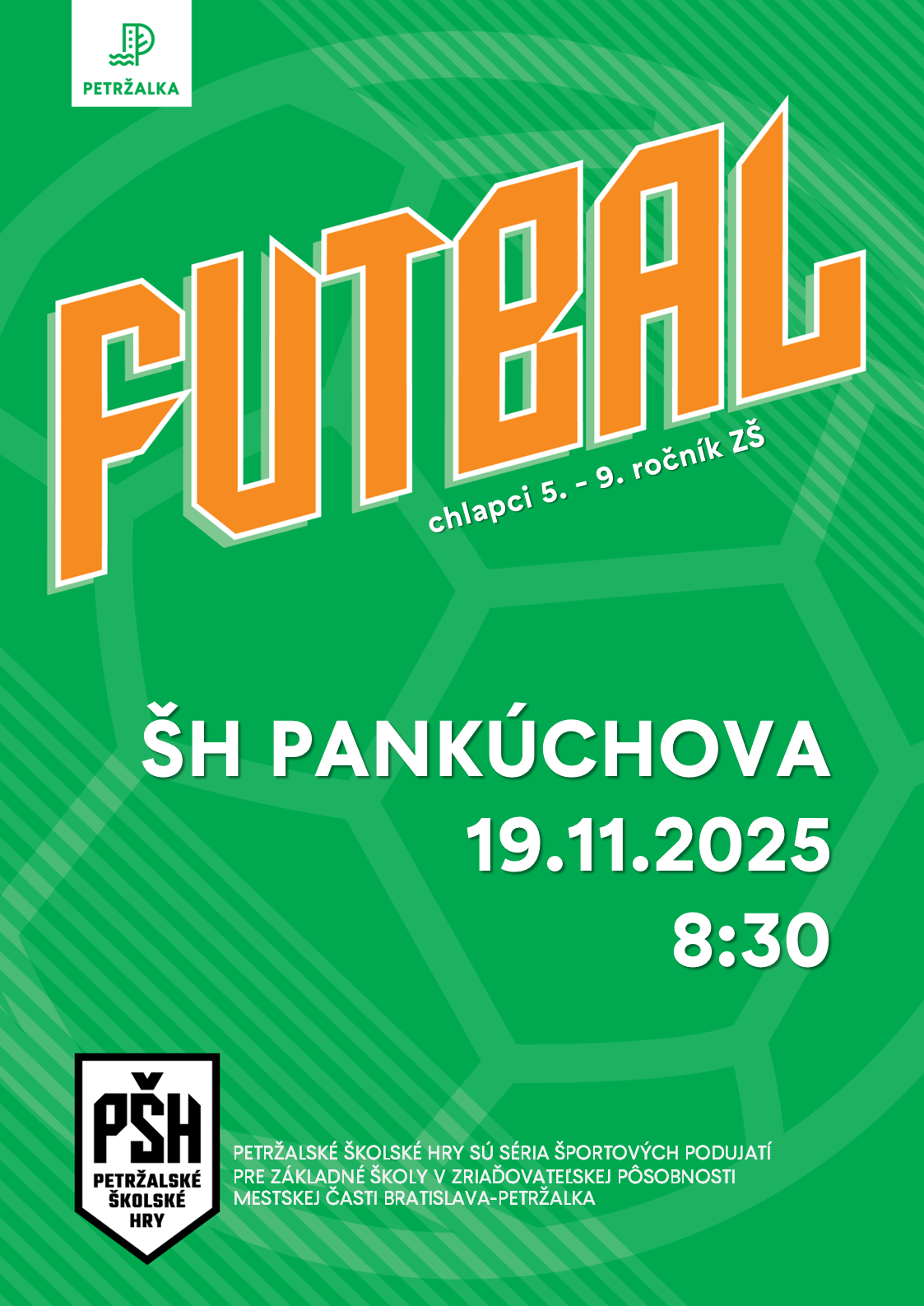 Futbalový turnaj Penalta (hala, 4+1)