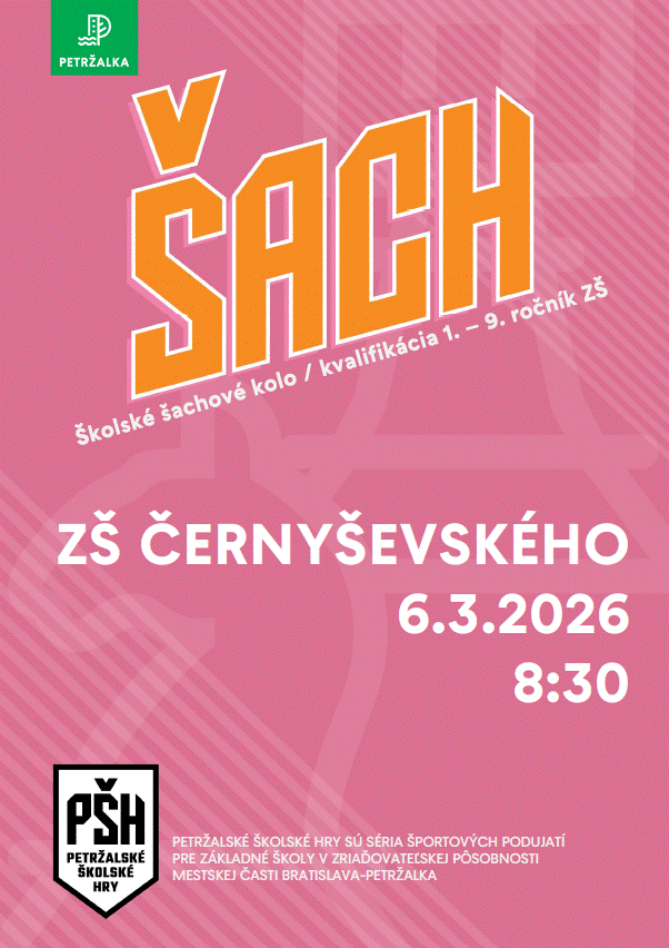 Školské šachové kolo - ZŠ Černyševského