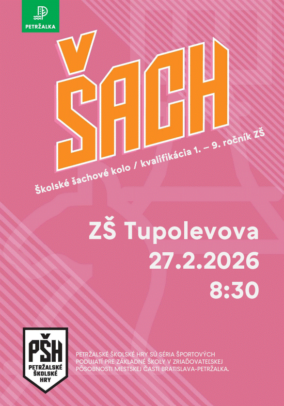 Školské šachové kolo - ZŠ Tupolevova