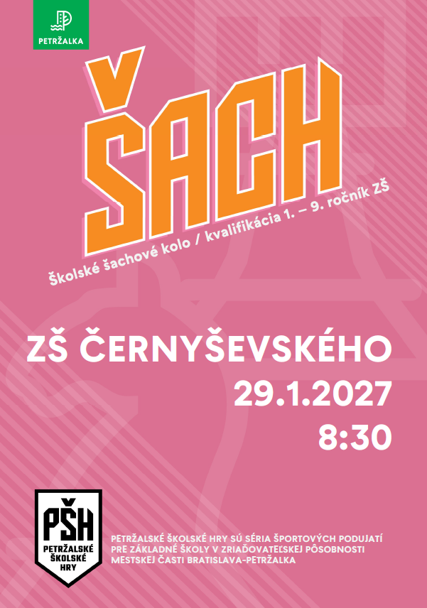 Školské šachové kolo - ZŠ Černyševského